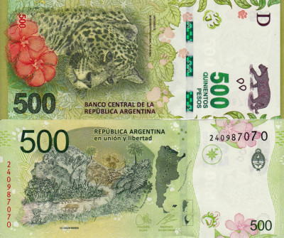 ARGENTINA 500 pesos 2016 UNC!!! foto