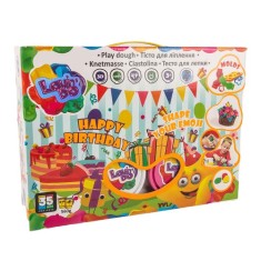 Set de modelat plastilina, Lovin&#039;Do - HAPPY BIRTHDAY