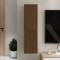 Gossi comoda tv cu montaj pe perete, stejar maro, 30,5x30x110 cm