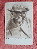 Carte postala, Mos Niculae/M.H. Georgescu