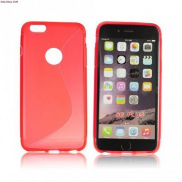 HUSA SILICON S-LINE APPLE IPHONE 6 PLUS ROSU foto