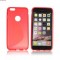 HUSA SILICON S-LINE APPLE IPHONE 6 PLUS ROSU