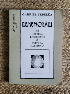 REMEMORARI -GABRIEL TEPELEA foto