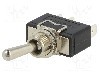 Intrerupator basculant, 2 pozitii, mod comutare ON-(ON), SPDT, BULGIN - C3911BA