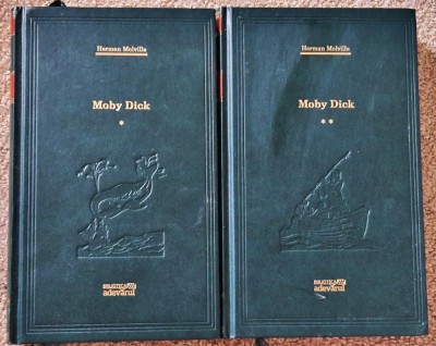 Herman Melville - Moby Dick ( 2 volume ) Adevarul Holding, Bucuresti, 2009 carti foto