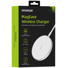 Innostyle Magease &Icirc;ncărcător Wireless Inductiv Pentru Iphone Magsafe Magease 15W Alb