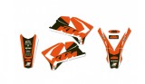 Set stikere KTM EXC 05- 07, SX SXF 05- 06 Blackbird Dream 4 Orange