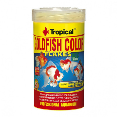 Hrană TROPICAL Goldfish colour flake 250 ml / 50 g foto