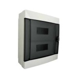 Tablou sigurante aplicat cu 16 module, alb, dimensiuni 290.5x215x110 mm