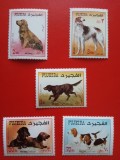 FUJEIRA, C&Acirc;INI - SERIE COMPLETĂ MNH, Nestampilat
