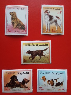 FUJEIRA, C&amp;Acirc;INI - SERIE COMPLETĂ MNH foto