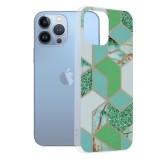 Techsuit - Marble Series - iPhone 13 Pro Max verde