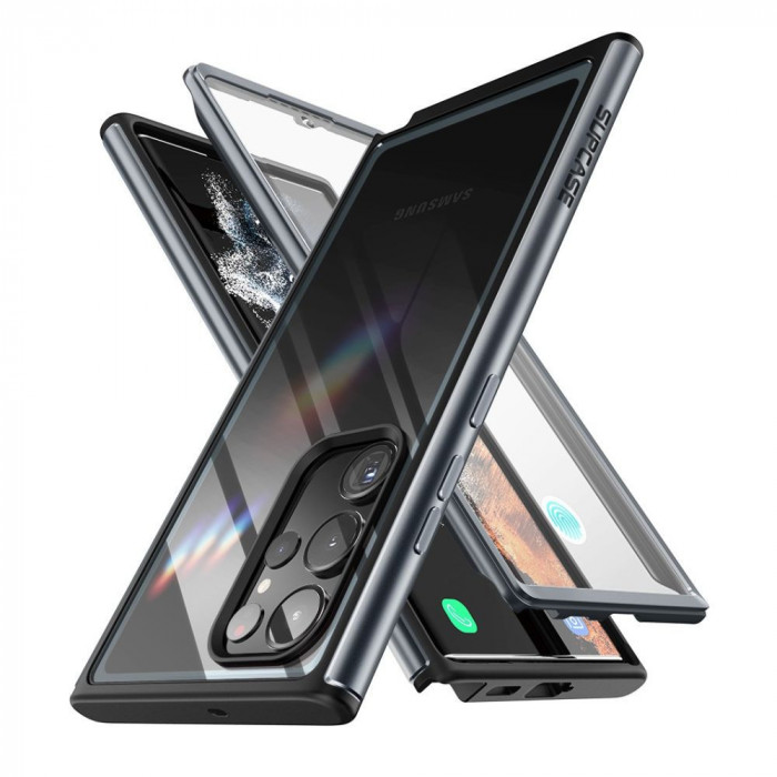 Husa Supcase Edge XT pentru Samsung Galaxy S23 Ultra Negru