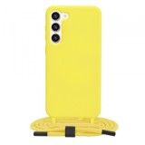 Husa pentru Samsung Galaxy S23S916, Techsuit, Crossbody Lanyard, Galbena