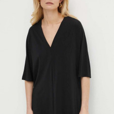 Max Mara Leisure bluză femei, culoarea negru, uni, 2416941068600 2416940000000