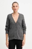Silvian Heach cardigan din amestec de l&acirc;nă VALBUENA culoarea gri, GPA25149CD