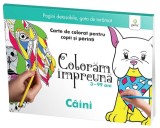 Carte de colorat ilustrata pentru copii si adulti, Colectia Coloram impreuna, brosata