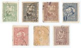 Romania, LP VI.9/1918, Timbre de ajutor - Tesatoarea, culori schimbate, oblit., Stampilat
