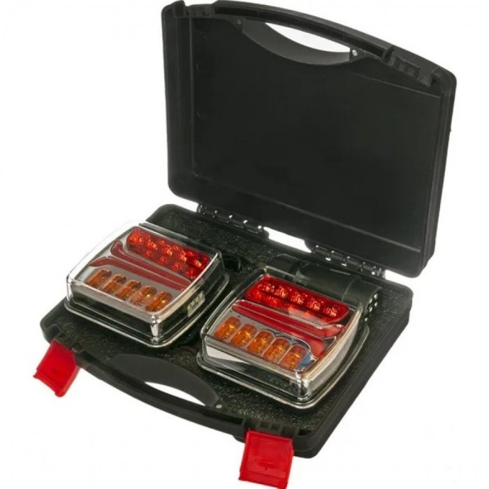 Set lămpi LED fără fir pătrate 12 V Li-ion magnetic 7 PINI