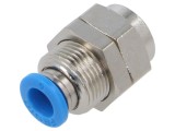 Racord Push-In Filetat FESTO 153163 Alamă Nichelată 0,95-6 bar