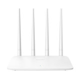 Router Wireless TENDA F6, 4 antene fixe (4*5dbi), 1 port WAN 10/100Mbps, 3 port-uri LAN 10/100Mbps , IEEE802.3, IEEE802.3u, 1 buton Reset/WPS, 2.4GHz,