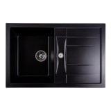 Chiuveta de bucatarie Elefant Premium Troya 7850 , Negru 776x496 mm Innovative ReliableTools