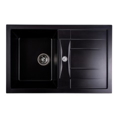 Chiuveta de bucatarie Elefant Premium Troya 7850 , Negru 776x496 mm Innovative ReliableTools
