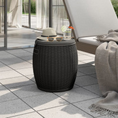 Gossi cutie depozitare de gradina 4 in 1, negru, polipropilena