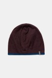 Icebreaker caciula reversibila din lana 200 Oasis culoarea bordo, IBIBM2000H31