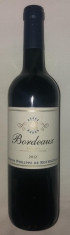 VIN DE BORDEAUX - BARON PHILIPPE DE ROTHSCHILD - 12,5% - 750 ML - 2012 foto