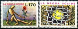 Italia 1977 - Drogul ucide 2v.,neuzat,perfecta stare(z), Nestampilat