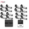 Kit supraveghere video Milesight 16 buc camera Bullet MS-C2964-UPD +