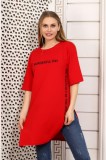 U758-3 Tricou lung cu print &quot;WONDERFUL DAY&quot;