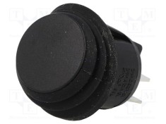 Rocker DPST ON-OFF 10A/250VAC neagră IP65 SCI