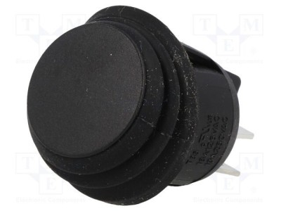 Rocker DPST ON-OFF 10A/250VAC neagră IP65 SCI foto