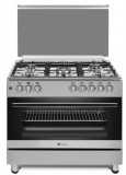 Aragaz Studio Casa FE90/60XMULTIF, 5 arzatoare gaz, Cuptor electric, Grill, Rotisor, Aprindere electrica, Siguranta (Inox)