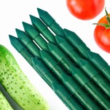 Arac Sustinere Plante 150cm x 16mm, Otel Invelit Plastic Verde, Suport Gradina, Sera, Flori, Legume, Cataratoare, ProCart