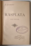 RASPLATA - NUVELE de N. DUNAREANU , 1908