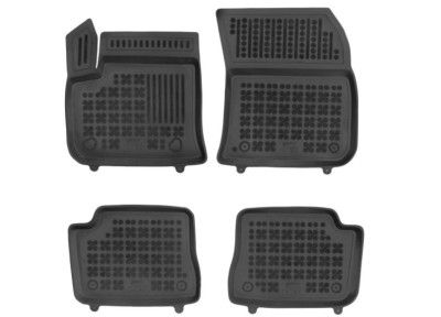 Covorase auto Peugeot 208, 06.2019-, model: electric, negru; elastomer, RapidAuto foto