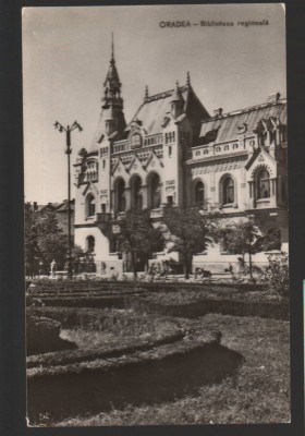 CPIB 21423 - CARTE POSTALA - ORADEA. BIBLIOTECA REGIONALA, NECIRCULATA, RPR foto