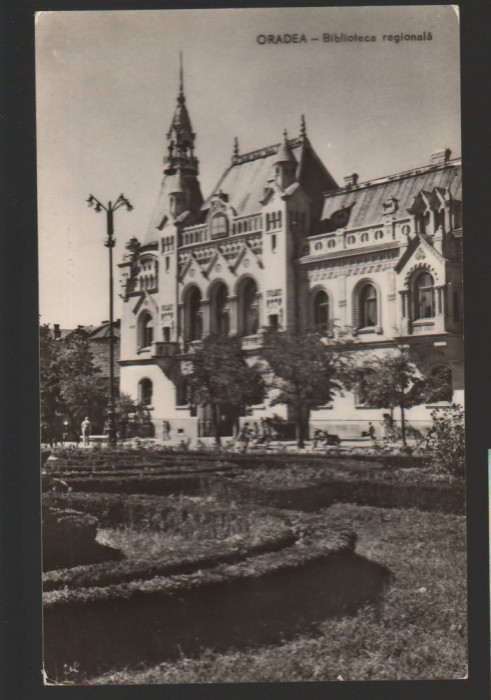 CPIB 21423 - CARTE POSTALA - ORADEA. BIBLIOTECA REGIONALA, NECIRCULATA, RPR