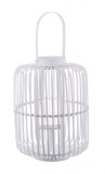 Cumpara ieftin Set 2 felinare bambus alb Brielle 34x42.5 cm