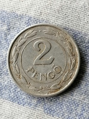 MONEDA - 2 PENGO 1941 - UNGARIA foto