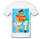 Cumpara ieftin Tricou &quot; Phineas &amp; Ferb logo &quot;