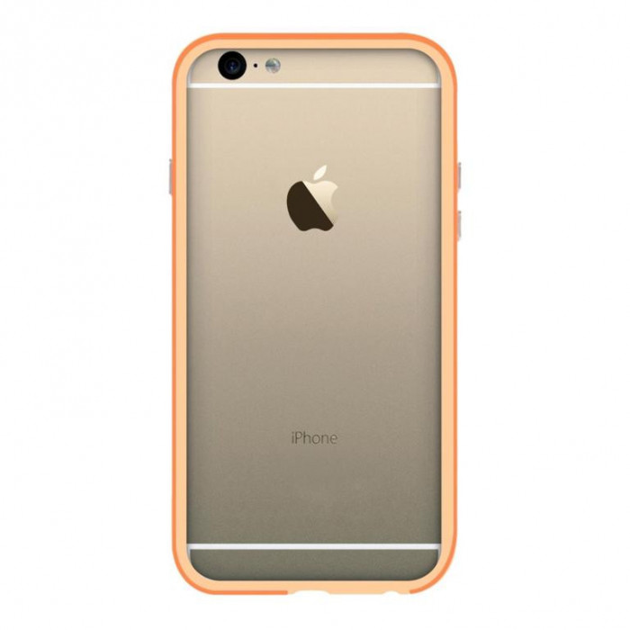 Husa Telefon Bumper Silicon Apple iPhone 6 6s Orange BeHello
