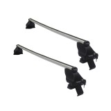 Set bare transversale portbagaj din aluminiu marca Twinny Load TL A02, kit complet cu bare, suporti si antifurt cu cheie