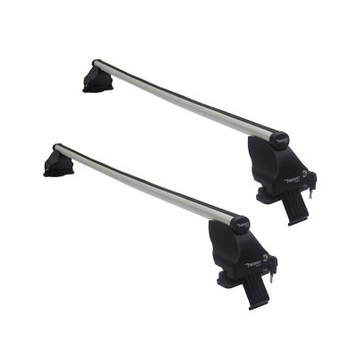 Set bare transversale portbagaj din aluminiu marca Twinny Load TL A02, kit complet cu bare, suporti si antifurt cu cheie AutoDrive ProParts foto