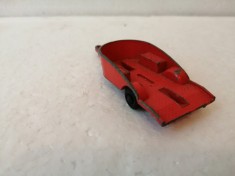 bnk jc Matchbox 38c Motorcycle Trailer - portocaliu