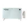 Convector Detoolz, 2000 W, 2 trepte, LED, Wi-Fi, maxim 20 mp, telecomanda inclusa, Alb