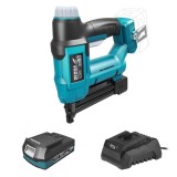 Cumpara ieftin Capsator 18V Li-ion 2 in 1 capse si cuie, SAS+ALL cu acumulator si incarcator inclus, tapiterie, tamplarie, mobilier si fixare folii de izolare, Dedra